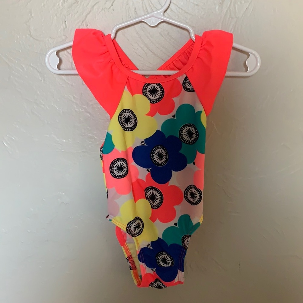 Cat & Jack | 9 month One-Piece Floral Swimsuit